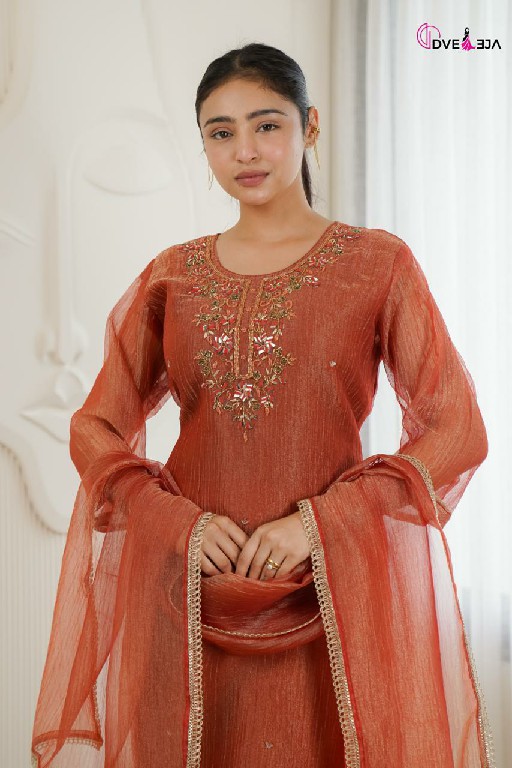DVEEJA SANSKAR SERIES WHOLESALE READYMADE SALSA WITH HAND WORK 3 PCS COMBO SET SUITS EXPORTER
