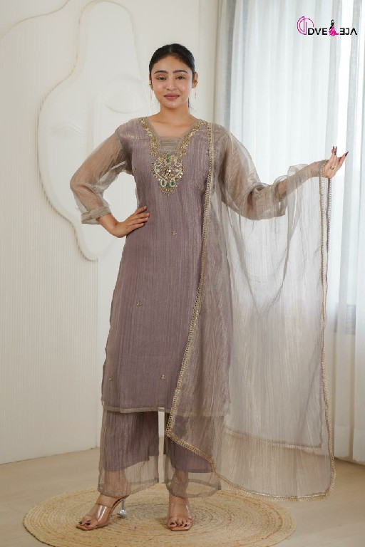 DVEEJA SANSKAR SERIES WHOLESALE READYMADE SALSA WITH HAND WORK 3 PCS COMBO SET SUITS EXPORTER