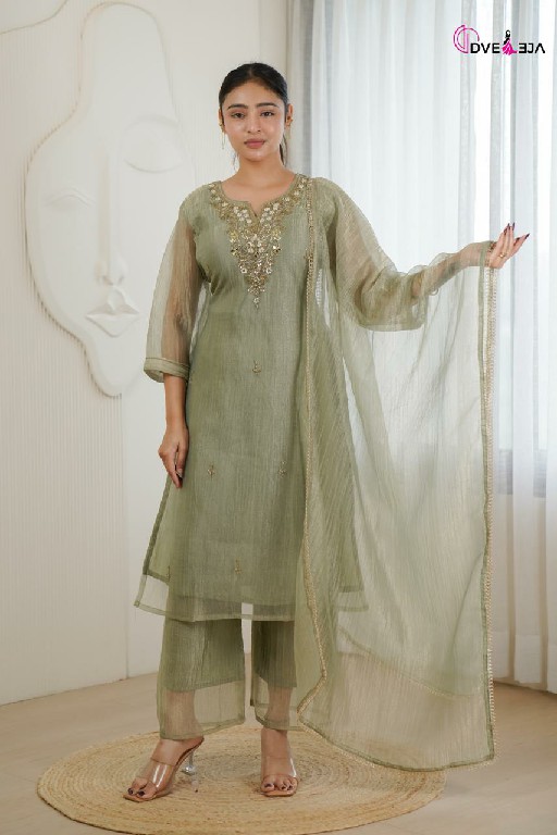 DVEEJA SANSKAR SERIES WHOLESALE READYMADE SALSA WITH HAND WORK 3 PCS COMBO SET SUITS EXPORTER