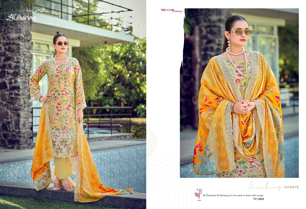 ALMARINA NADIYA WHOLESALE PURE COTTON EXCLUSIVE DESIGN UNSTITCH SALWAR SUITS EXPORTER