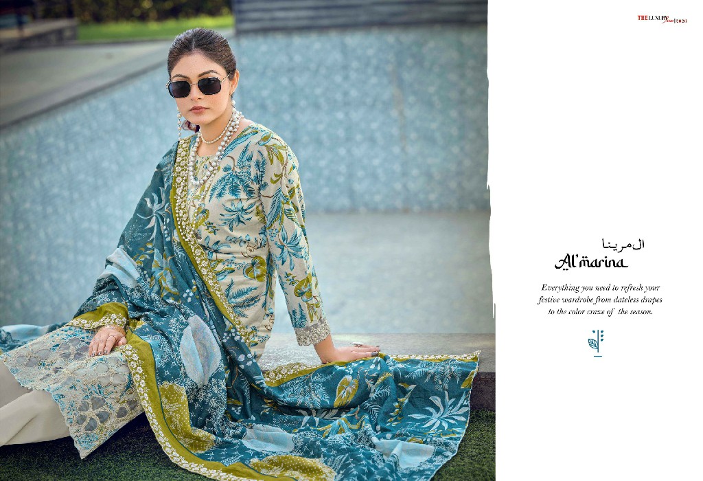 ALMARINA NADIYA WHOLESALE PURE COTTON EXCLUSIVE DESIGN UNSTITCH SALWAR SUITS EXPORTER