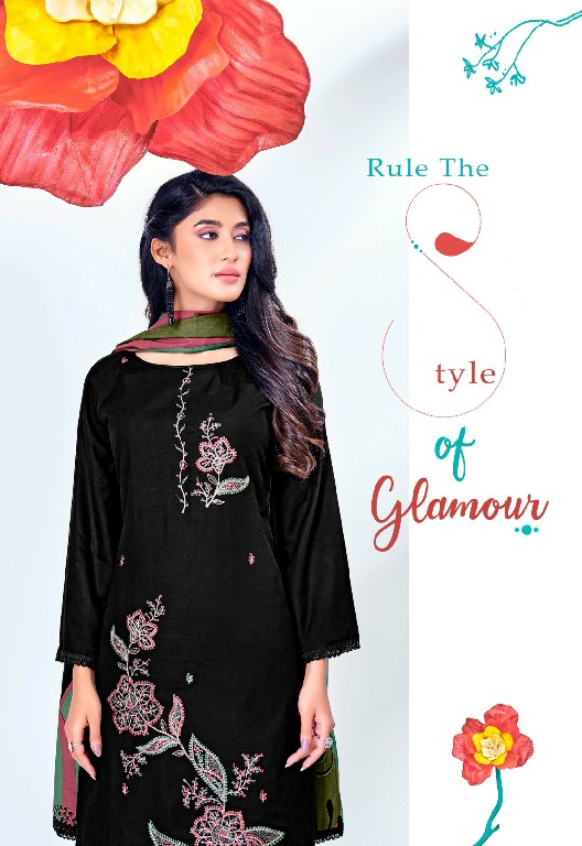 JT BLACK MANGO VOL 21 WHOLESALERAYON WITH WORK FANCY DRESS MATERIAL ONLINE