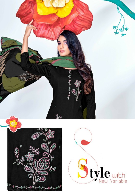 JT BLACK MANGO VOL 21 WHOLESALERAYON WITH WORK FANCY DRESS MATERIAL ONLINE