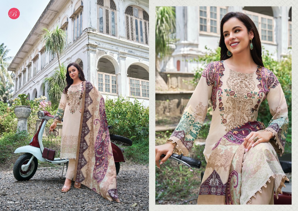 BELLIZA NAIRA VOL 156 WHOLESALE PURE COTTON EXCLUSIVE DESIGN UNSTITCH SALWAR SUITS SUPPLIER