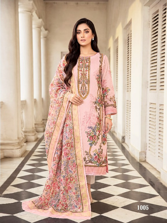 KAVYAKALA COUTURE MARIA B WHOLESALE SOFT COTTON BEAUTIFUL DESIGN UNSTITCH SALWAR SUITS EXPORTER