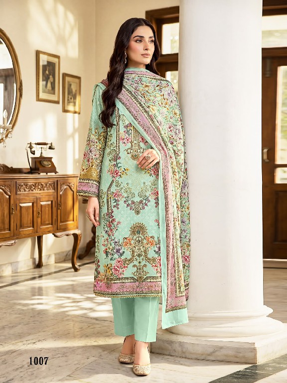 KAVYAKALA COUTURE MARIA B WHOLESALE SOFT COTTON BEAUTIFUL DESIGN UNSTITCH SALWAR SUITS EXPORTER