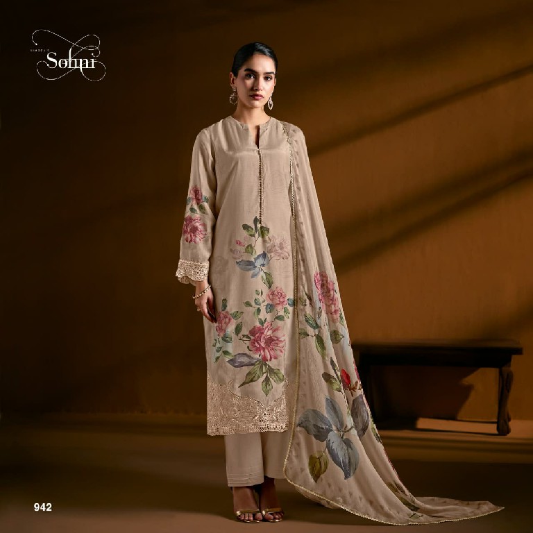KIMORA SOHNI ROSEWOOD WHOLESALE PURE MUSLIN ELEGANT DESIGN UNSTITCH SALWAR SUITS FOR EXPORT