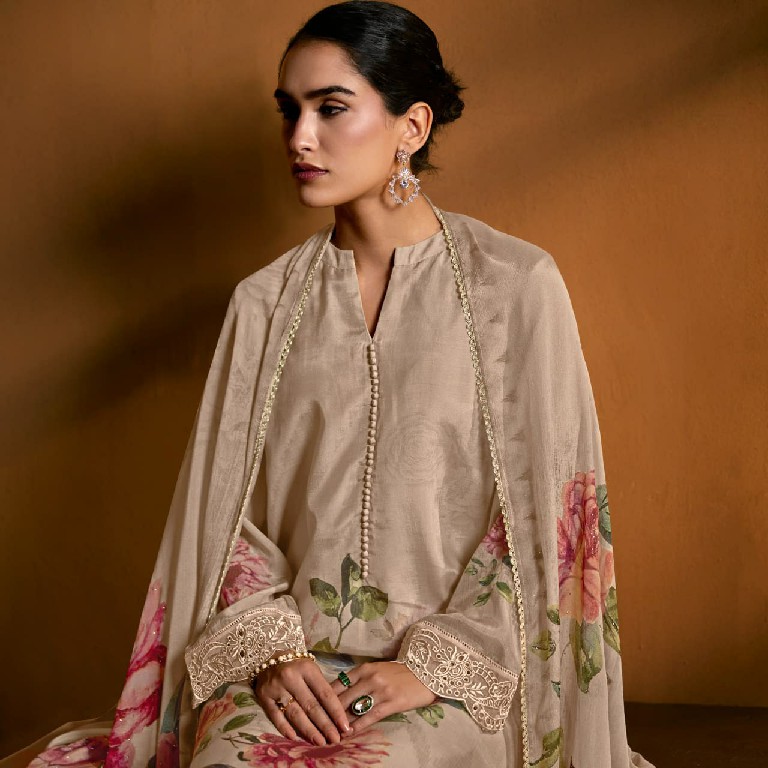KIMORA SOHNI ROSEWOOD WHOLESALE PURE MUSLIN ELEGANT DESIGN UNSTITCH SALWAR SUITS FOR EXPORT