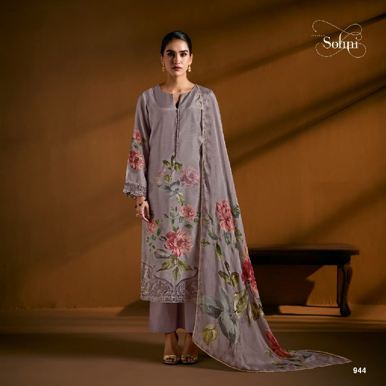 KIMORA SOHNI ROSEWOOD WHOLESALE PURE MUSLIN ELEGANT DESIGN UNSTITCH SALWAR SUITS FOR EXPORT