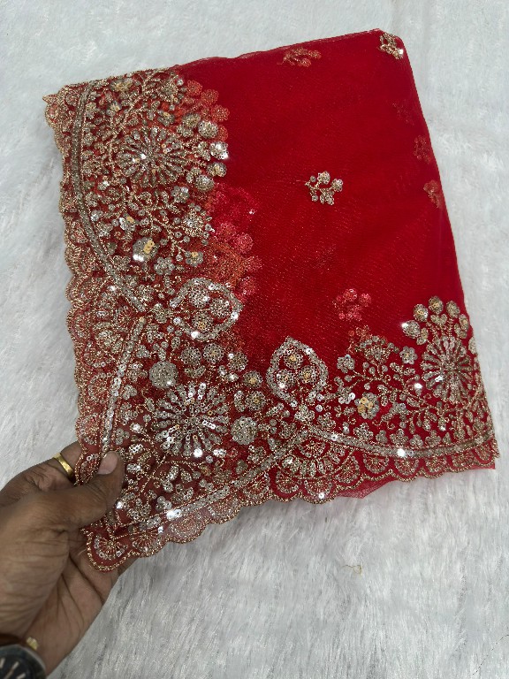 DVD D.NO 5193 WHOLESALE NET FABRIC DESIGNER PARTY WEAR SAREES FOR WOMEN ONLINE
