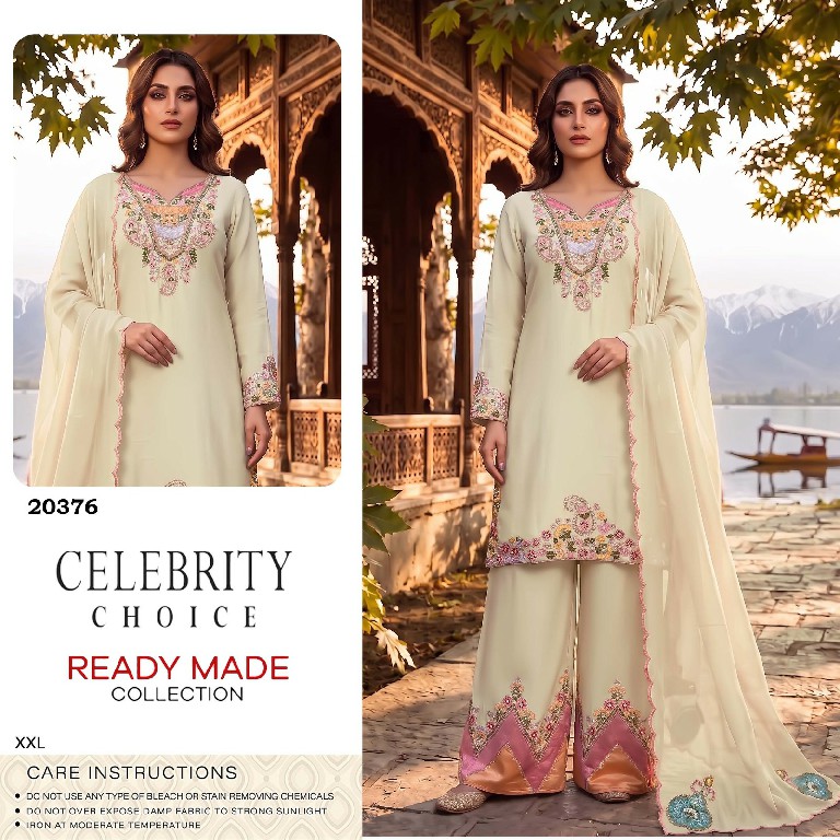 TEXTILEDEAL D.NO 20376 WHOLESALE READYMADE FLUTE SILK WITH WORK FESTIVE WEAR 3 PCS SUITS SUPPLIER