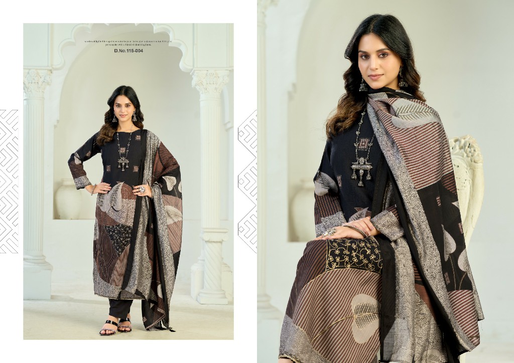 AZARA BY RADHIKA FASHION CLASSIC TOUCH VOL 4 WHOLESALE VISCOSE DESIGNER WORK UNSTITCH SALWAR SUITS ONLINE