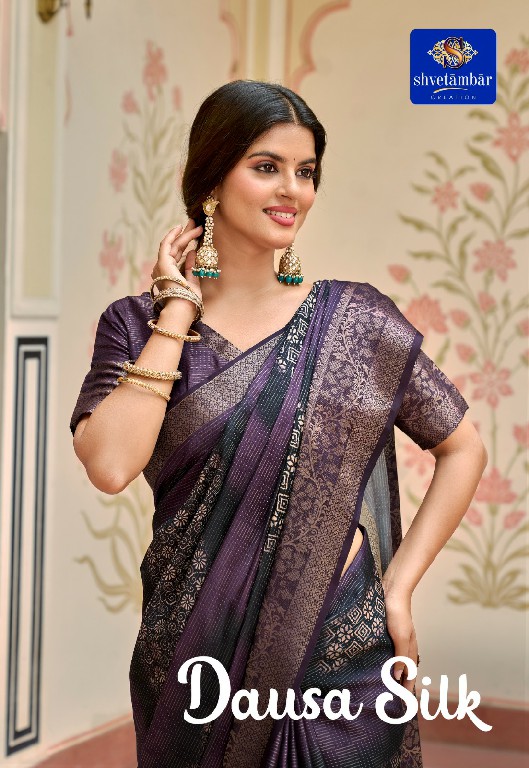 SHVETAMBAR DAUSA SILK WHOLESALE SOFT COTTON CRUSH JACQUARD FANCY INDIAN SAREES FOR WOMEN ONLINE