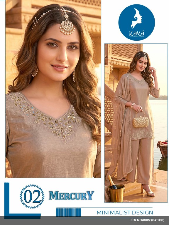 KAYA MERCURY WHOLESALE READYMADE SALSA BIG SIZE TRENDING 3 PCS SUITS SUPPLIER