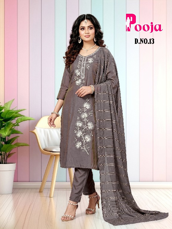 TEXTILEDEAL POOJA WHOLESALE READYMADE GADWAL SHIMMER BIG SIZE 3 PCS COMBO SET SUITS EXPORTER