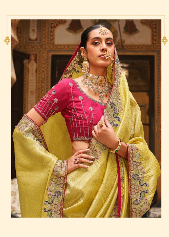 SAJODE KALASH WHOLESALE SOFT TISSUE WITH WORK OCCASION WEAR INDIAN SAREES FOR WOMEN ONLINE