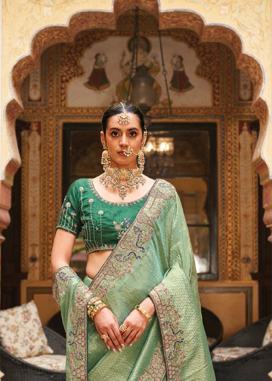 SAJODE KALASH WHOLESALE SOFT TISSUE WITH WORK OCCASION WEAR INDIAN SAREES FOR WOMEN ONLINE