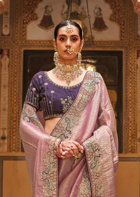 SAJODE KALASH WHOLESALE SOFT TISSUE WITH WORK OCCASION WEAR INDIAN SAREES FOR WOMEN ONLINE