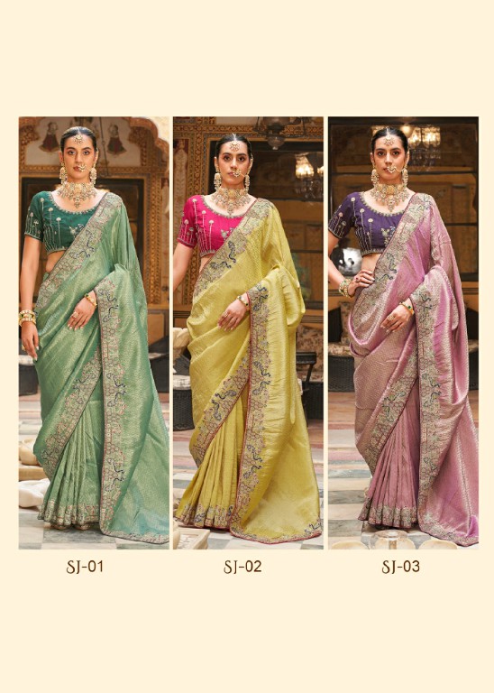 SAJODE KALASH WHOLESALE SOFT TISSUE WITH WORK OCCASION WEAR INDIAN SAREES FOR WOMEN ONLINE