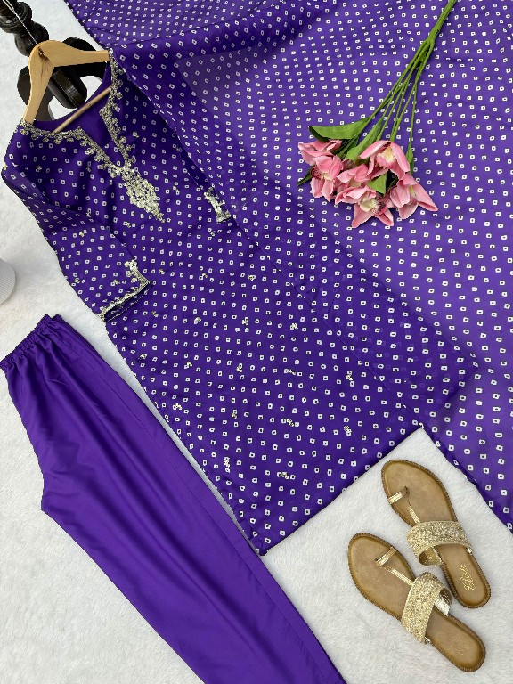 TEXTILEDEAL D.NO 6073 WHOLESALE READYMADE SATIN GEORGETTE FESTIVE WEAR 3 PCS SUITS FOR EXPORT