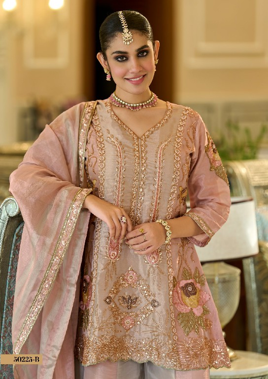 TEXTILEDEAL D.NO 50225 WHOLESALE READYMADE PURE VISCOSE KANJIVARAM WITH BEATS WORK PARTY WEAR 3 PCS SUITS EXPORTER