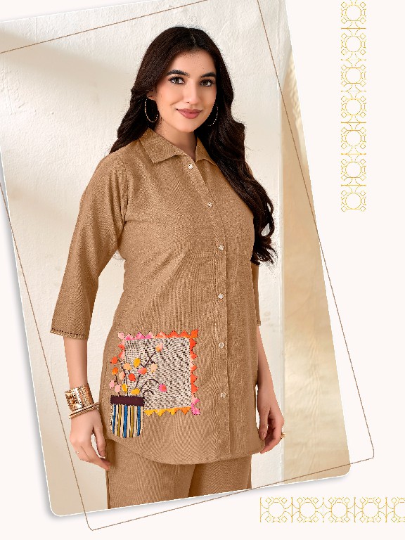 SHODASHE MILIE WHOLESALE READYMADE PREMIUM LINEN ELEGANT STYLE CORD SET FOR EXPORT