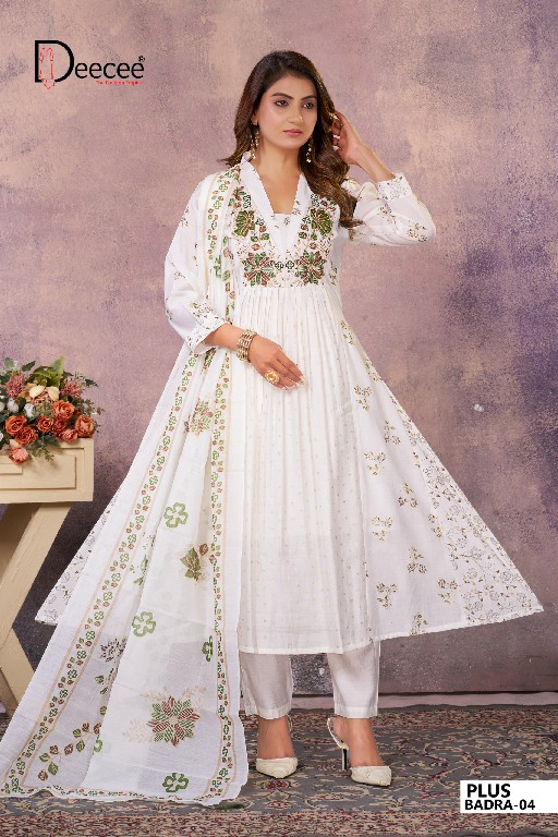 DEE CEE PLUS BADRA WHOLESALE READYMADE ROMAN SILK BIG SIZE ATTRACTIVE 3 PCS SUITS EXPORTER
