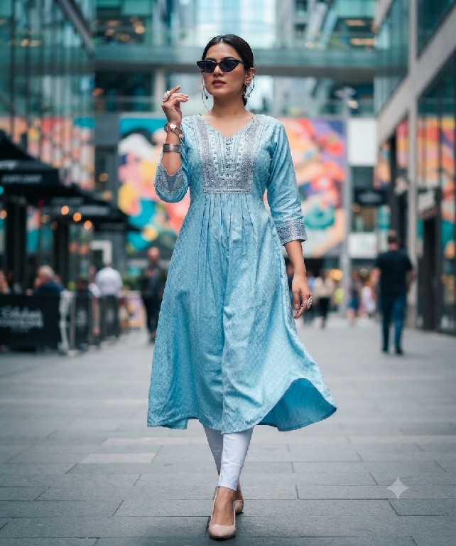 TEXTILEDEAL JASMINE WHOLESALE READYMADE FANCY WORK TRENDY STYLISH KURTIS FOR WOMEN SUPPLIER