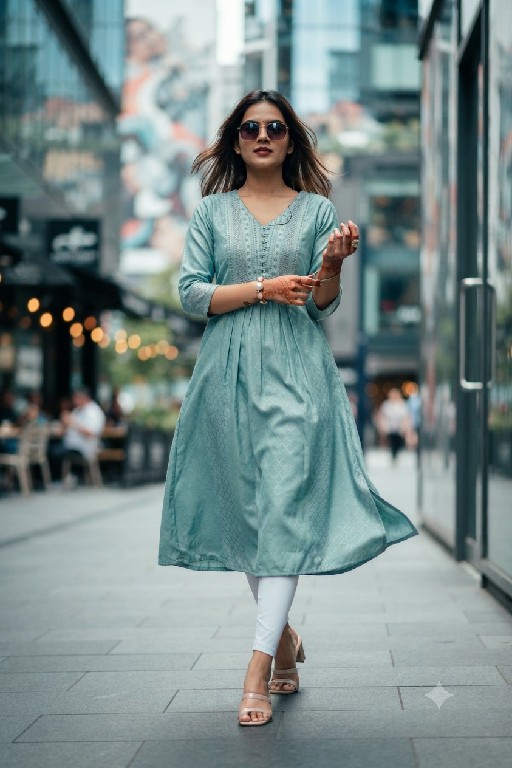 TEXTILEDEAL JASMINE WHOLESALE READYMADE FANCY WORK TRENDY STYLISH KURTIS FOR WOMEN SUPPLIER