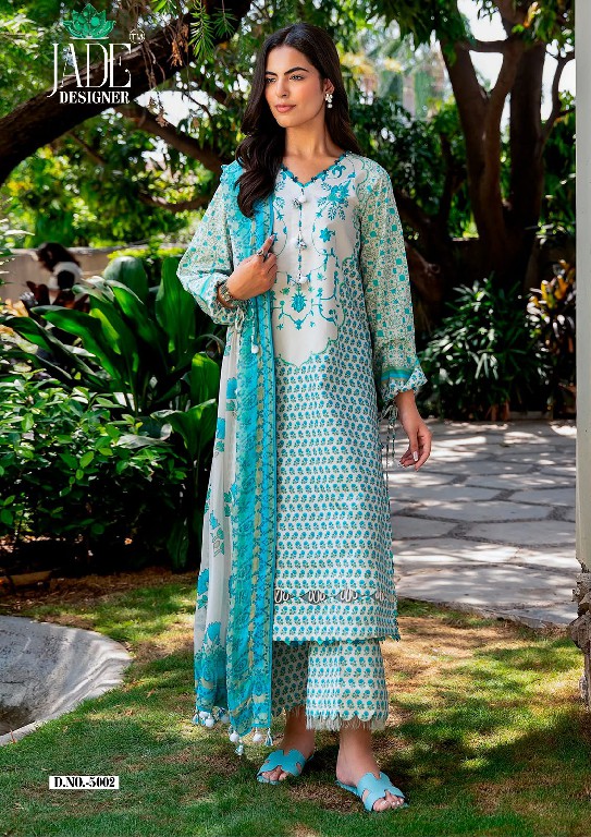 JADE NOOR AHMED VOL 5 WHOLESALE HEAVY LAWN COTTON KARACHI PRINTED DRESS MATERIAL ONLINE