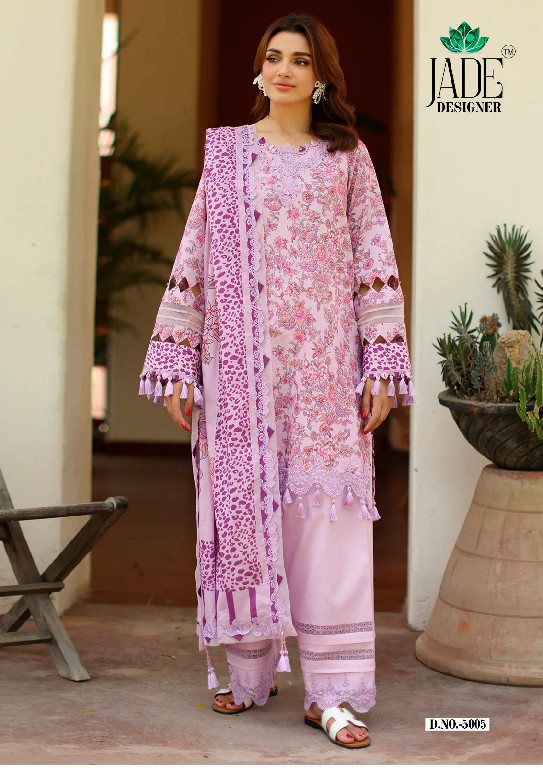JADE NOOR AHMED VOL 5 WHOLESALE HEAVY LAWN COTTON KARACHI PRINTED DRESS MATERIAL ONLINE