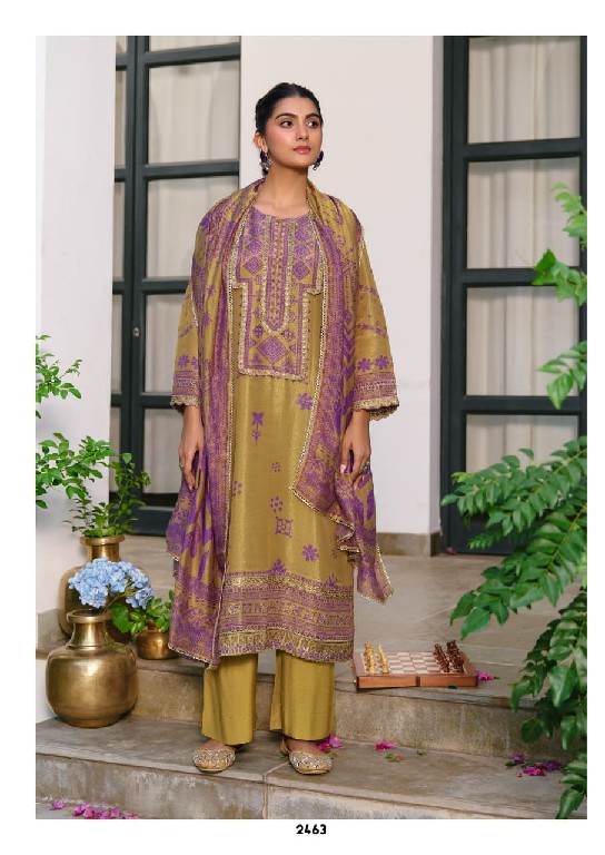 KIMORA VERANDAH WHOLESALE PURE MUSLIN SHIMMER ELEGANCE UNSTITCH SALWAR SUITS SUPPLIER