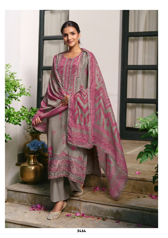 KIMORA VERANDAH WHOLESALE PURE MUSLIN SHIMMER ELEGANCE UNSTITCH SALWAR SUITS SUPPLIER