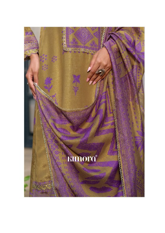 KIMORA VERANDAH WHOLESALE PURE MUSLIN SHIMMER ELEGANCE UNSTITCH SALWAR SUITS SUPPLIER