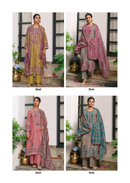 KIMORA VERANDAH WHOLESALE PURE MUSLIN SHIMMER ELEGANCE UNSTITCH SALWAR SUITS SUPPLIER