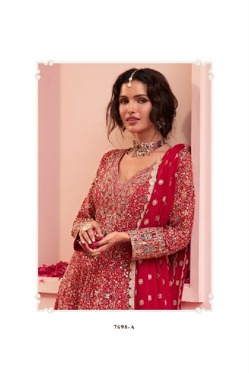 SAIRA BY GULKAYRA DESIGNER WHOLESALE READYMADE REAL GEORGETTE PARTY WEAR PLAZZO STYLE 3 PCS SUITS EXPORTER