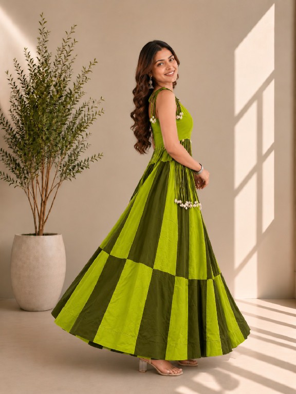 TEXTILEDEAL D.NO SKU-7078 WHOLESALE READYMADE ROMAN SILK MODERN STYLISH NAVRATRI LEHENGA CHOLI FOR EXPORT