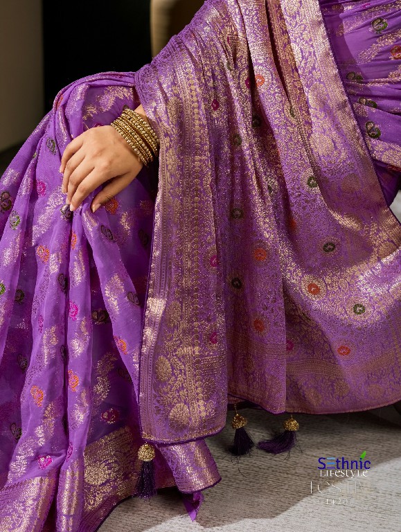 SETHNIC LIFESTYLE FESTIVA WHOLESALE KHADDI GEORGETTE TRADITIONAL WEAVES SAREES FOR WOMEN ONLINE