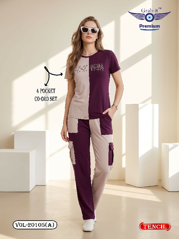 GRAB IT VOL 20105 WHOLESALE READYMADE TENCIL 4 POCKET CARGO STYLE CORD SET FOR EXPORT