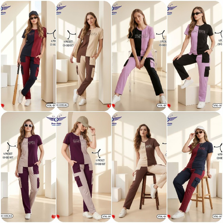 GRAB IT VOL 20105 WHOLESALE READYMADE TENCIL 4 POCKET CARGO STYLE CORD SET FOR EXPORT
