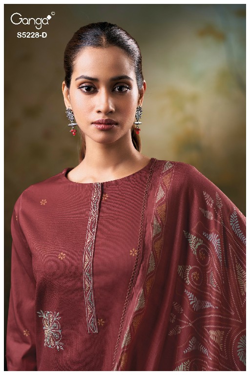 GANGA MAHEYA S5228 WHOLESALE PREMIUM CORDUROY AMAZING UNSTITCH SALWAR SUITS EXPORTER