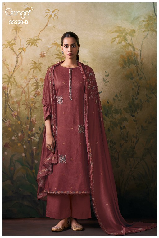 GANGA MAHEYA S5228 WHOLESALE PREMIUM CORDUROY AMAZING UNSTITCH SALWAR SUITS EXPORTER