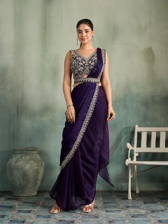 AMOHA D.NO A531 WHOLESALE FENDI READY TO WEAR PARTY WEAR SAREES FOR WOMEN ONLINE