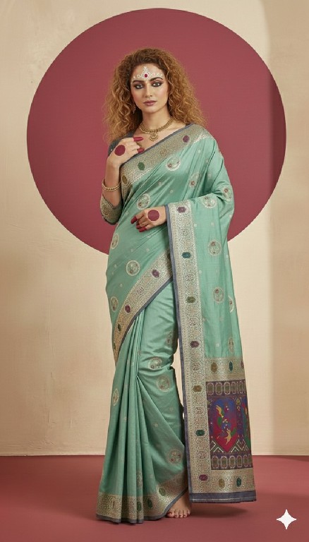 HYPNOTEX SHIBANNI WHOLESALE VISCOSE JACQUARD SILK ETHNIC WEAR SAREES FOR WOMEN ONLINE