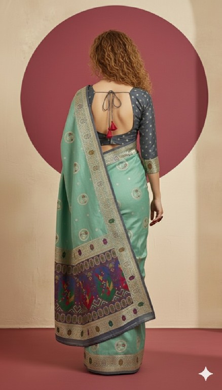 HYPNOTEX SHIBANNI WHOLESALE VISCOSE JACQUARD SILK ETHNIC WEAR SAREES FOR WOMEN ONLINE