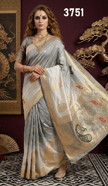 HYPNOTEX PADMINI WHOLESALE VISCOSE JACQUARD SILK ELEGANCE INDIAN SAREES FOR WOMEN ONLINE