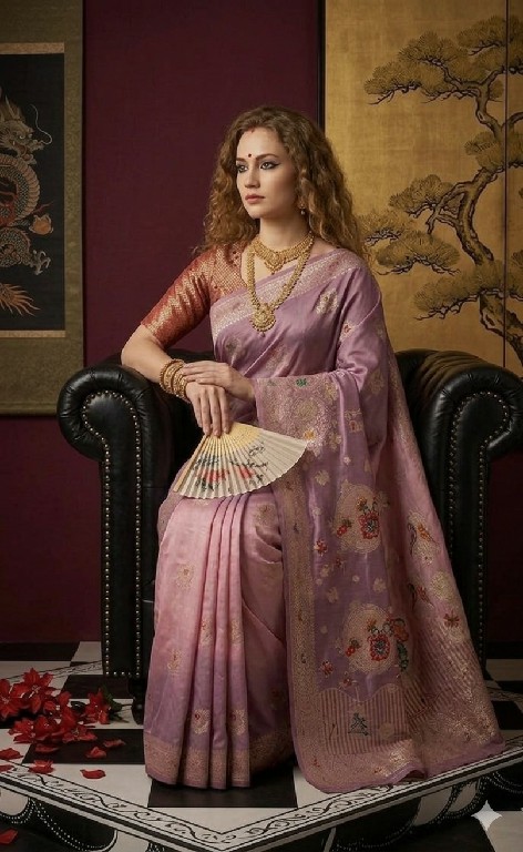 HYPNOTEX PADMINI WHOLESALE VISCOSE JACQUARD SILK ELEGANCE INDIAN SAREES FOR WOMEN ONLINE
