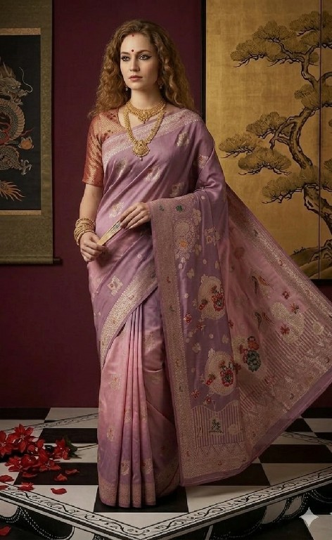 HYPNOTEX PADMINI WHOLESALE VISCOSE JACQUARD SILK ELEGANCE INDIAN SAREES FOR WOMEN ONLINE