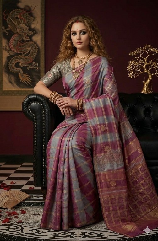HYPNOTEX PADMINI WHOLESALE VISCOSE JACQUARD SILK ELEGANCE INDIAN SAREES FOR WOMEN ONLINE