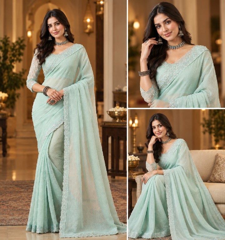 SD D.NO 2A0134 WHOLESALE GOLD CRUNCHY BEAUTIFUL FANCY INDIAN SAREES FOR WOMEN SUPPLIER